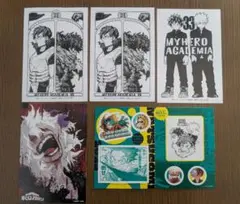 僕のヒーローアカデミア　ポストカード　シール　しおり等　特典おまとめ28点