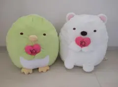 すみっこぐらし10周年しろくま&ペンギン？LXサイズぬいぐるみ