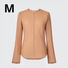 UNIQLO Mame Kurogouchi 長袖Tシャツ M ブラウン