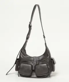 ページボーイ ZIPポケットBAG ブラック ショルダーバッグ