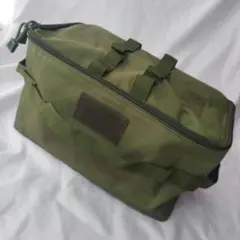 キャンプ ギアバッグ カーキ 緑 アウトドア 収納 ツールボックス