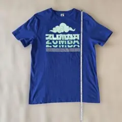 ☆ZUMBA☆ 〖正規品〗雲柄ロゴ Tシャツ ブルーのサムネイル