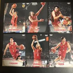 Bリーグ 千葉ジェッツ 2024-25 レギュラーカード 6枚セット