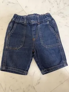 ミキハウス　ピクニック　デニム　半ズボン