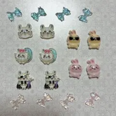 ちいかわ　モモンガ　うさぎ　ネイルパーツ　＋おまけ　リボンのサムネイル