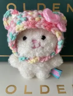 レインボー　ニット帽　BTS ジョングク　テヒョン　コスチューム　ぬい服　ラパン