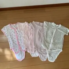女の子半袖肌着80サイズ4枚セット