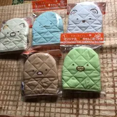 即日発送　すみっコぐらし サントリー ボス ちゃんこ鍋つかみ 5種　コンプリート