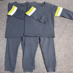 ユニクロ　エアリズムウルトラストレッチセット グレー　2セット　110cm