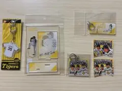 阪神タイガース 才木浩人　アクリルスタンド　キーホルダー　バースデー　リーグ優勝