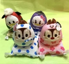 香港ディズニー レア ツムツム チップ＆デール ファンフェア きのこ