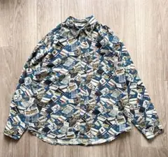 【GARMENTS Backers】 総柄 シャツ アートデザイン