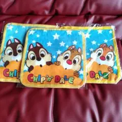 ☆Disney☆チップ＆デール☆タオル３枚セット