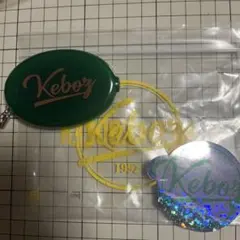 KEBOZ コインケース ホログラムステッカー PAKEセット クリアグリーン