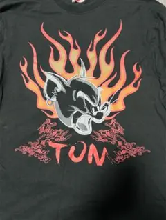 トムとジェリー 長袖カットソー 3Lサイズ　ブラック