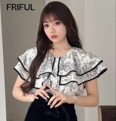 レディース トップス フリル ブラウス