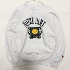 美品★90s USA製 MV SPORT ノートルダム スウェット パーカー