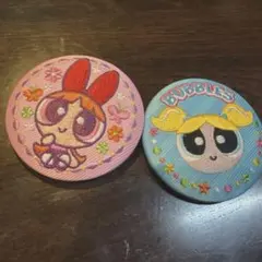 パワーパフガールズ刺繍缶バッチ