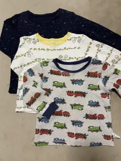 トーマス　こぐまちゃん　夜空　キルティングパジャマ 110cm 3枚　キルト