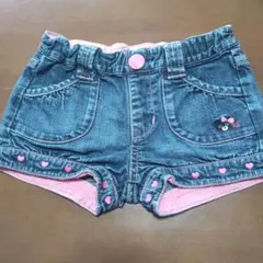 DOUBLE-B デニムショートパンツ 80