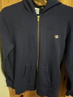 Championワンポイントロゴ刺繍 スウェット フルジップパーカー トレーナー