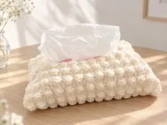 ポコポコティッシュケースカバー　ハンドメイド