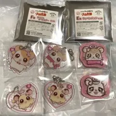 とっとこハム太郎 キャラ福くじ E賞　ワッペンバッジ　F賞　アクリルキーホルダー