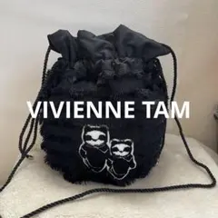 【新品】VIVIENNE TAM 20周年 巾着 パンダワッペンショルダーバックのサムネイル