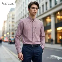 Paul Smith JEANS ボタンダウンシャツ コットン100% Lのサムネイル