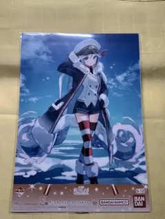 一番くじ 雪ミクオールスターズ クリアポスター S-12 初音ミク