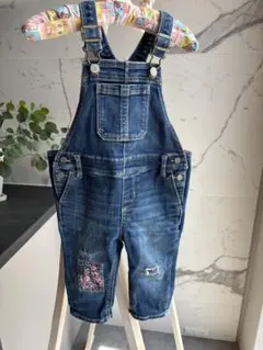 Baby GAP デニムオーバーオール 90(12-18)