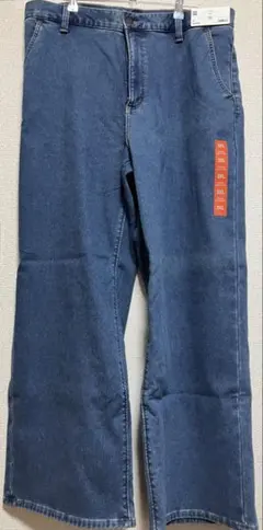 【タグ付き】GU ウォームワイドジーンズ 3XL