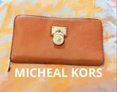 ヴィンテージ MICHAEL KORS マイケルコース ブラウン 長財布 レザー
