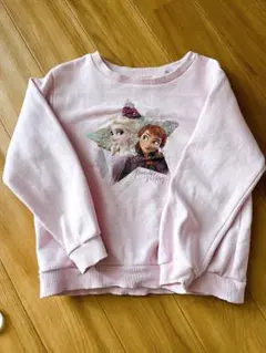 H&M エルサとアナ スパンコール付きトレーナー