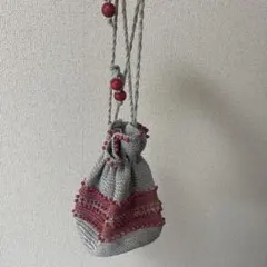 vintage 巾着　mini bag