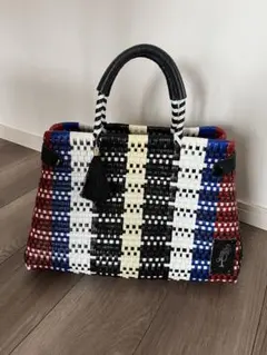 Woven メルカドバッグ ミドルトートタッセル付き - メルカリ