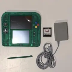 ニンテンドー2DS ポケットモンスター緑　限定パック　クリアグリーン