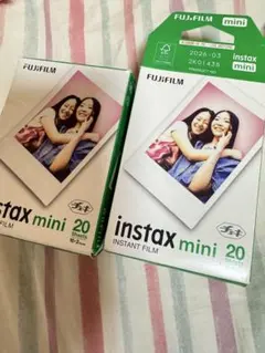 FUJIFILM instax mini インスタントフィルム 20枚 2箱