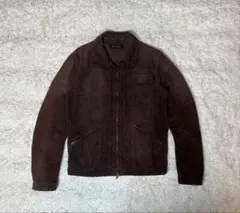 archive corduroy zip-up jacket brown