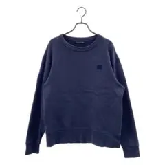 Acne Studios フェイスパッチ スウェット トレーナー ネイビーのサムネイル