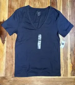 【新品タグ付き】GAP ネイビー Vネック Tシャツ M