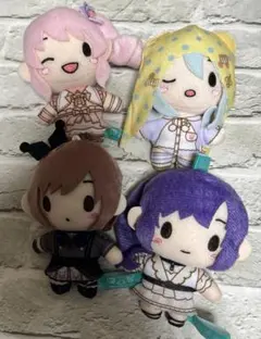 プロセカ　ふわぷちマスコット　サンリオ　ニーゴ　4点　瑞希　奏　まふゆ　絵名