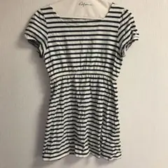 クチュールブローチ ボーダーチュニック OPAQUE.CLIP.H&M.ザラ