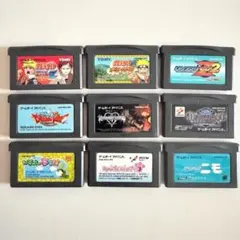 【GBA】ゲームボーイアドバンス ソフト 9点 ナルト/ロックマン/ドラクエ/他
