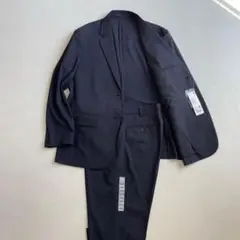 新品タグ付き 25年製 ユニクロ 感動 スーツ セットアップ ネイビー XXL