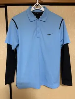 NIKEナイキゴルフ長袖ポロシャツ L