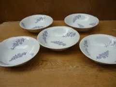 たち吉の皿/5客　未使用品　サラダ、盛皿、パスタ　中鉢のサムネイル