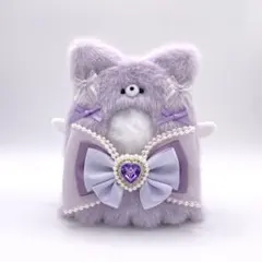 10cmぬい服｜おばけねこ「№307」着ぐるみ おすわり