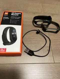 Mi Smart Band 5/6/7 充電ケーブル&バンド2本　(本体無し)