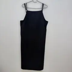 GLOBAL WORK スゴラクストレッチキャミワンピース ブラック